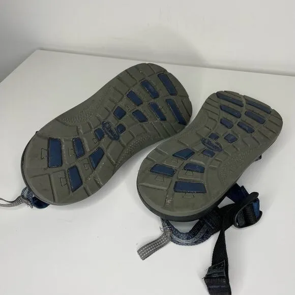Chaco Z1 EcoTread Stakes Strap Navy Blue Black Sandals