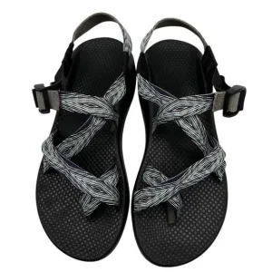 CHACO Z2 Classic Yampa Pixel Weave Purple Aqua Vibram Sandals Women's Size 9