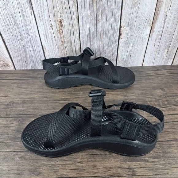 Chaco ZCloud Adjustable Strappy Sandals Women's Sz 8 Black (Worn Once)