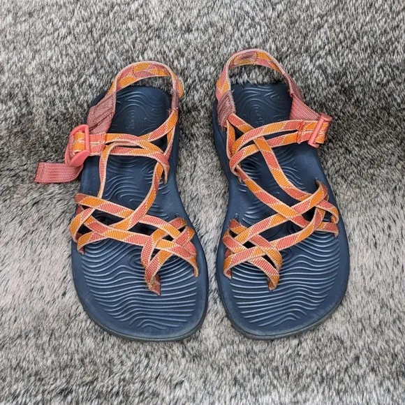 Chaco Z/Volv X2 Sandals Verdure Peach Women's 7