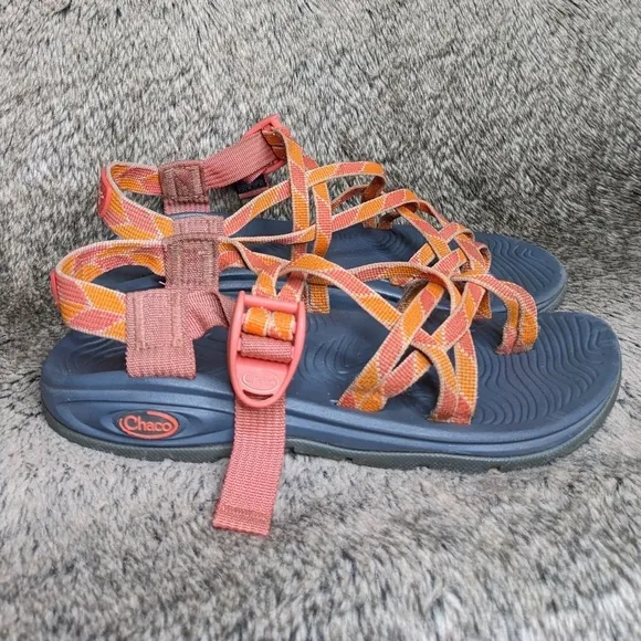 Chaco Z/Volv X2 Sandals Verdure Peach Women's 7
