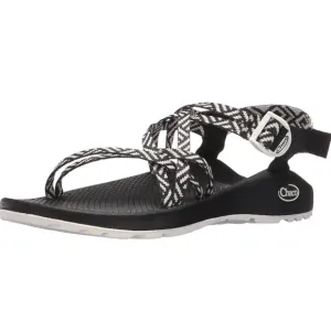Chaco ZX1 Classic Black White Origami Sandals size 10