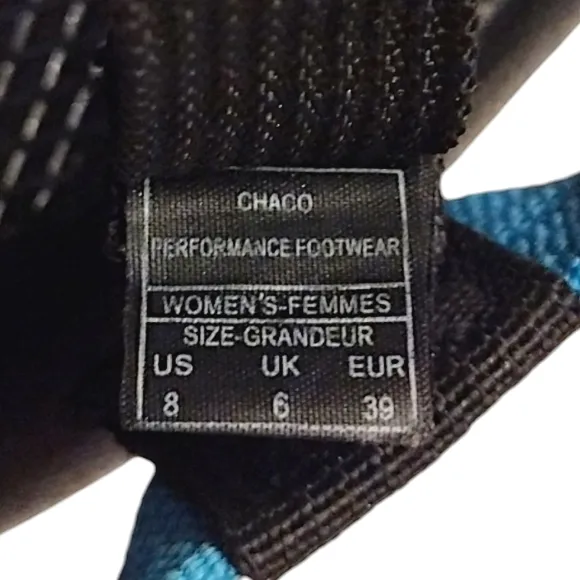 Chaco ZX/2 Classic 'Fiesta' Sandal, Size 8, Black &amp; Multicolored, LIKE NEW!