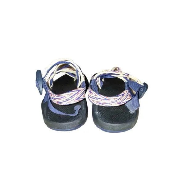 Chaco Zx3 Blue/White Strappy Outdoor Hiking Sport Sandals