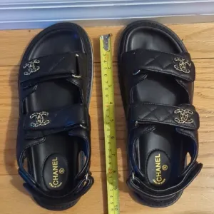 Chanel Black Sandals