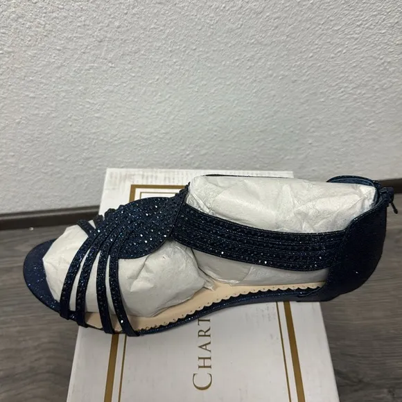 Charter Club Women's Ginifur Embellished Strappy Wedge Sandals (WIDE)
