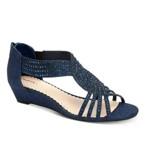 Charter Club Women's Ginifur Embellished Strappy Wedge Sandals (WIDE)