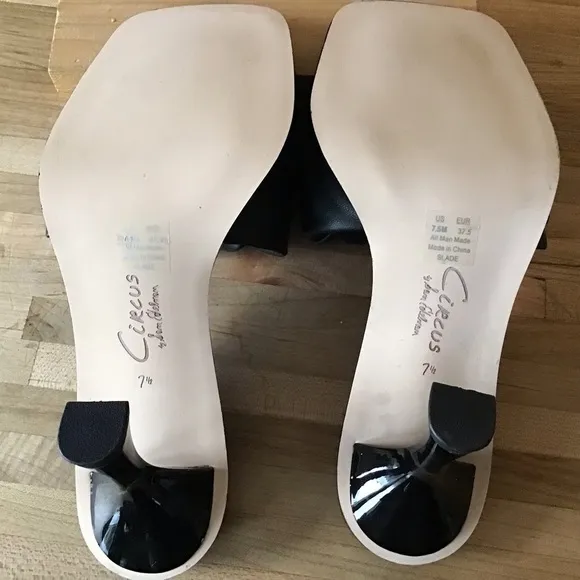 Circus by Sam EdelmanSlade Slide Sandals size 7.5 Black NIB