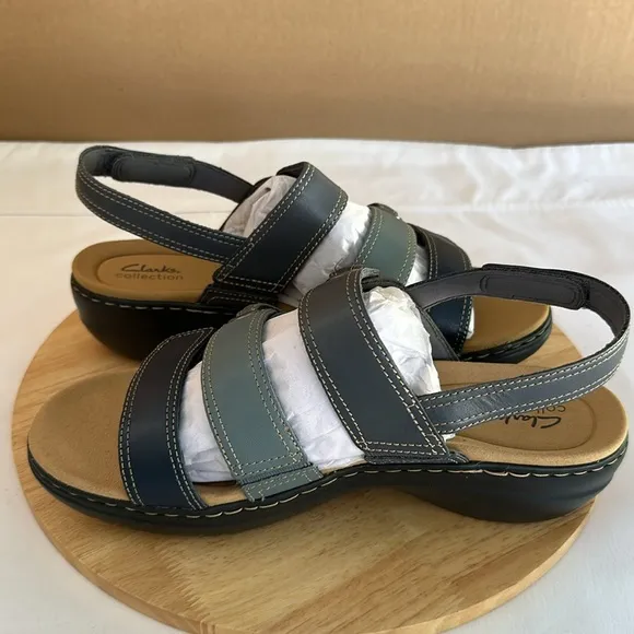 Clarks Collection Leather Sandals -Merliah2 Bali 12wide