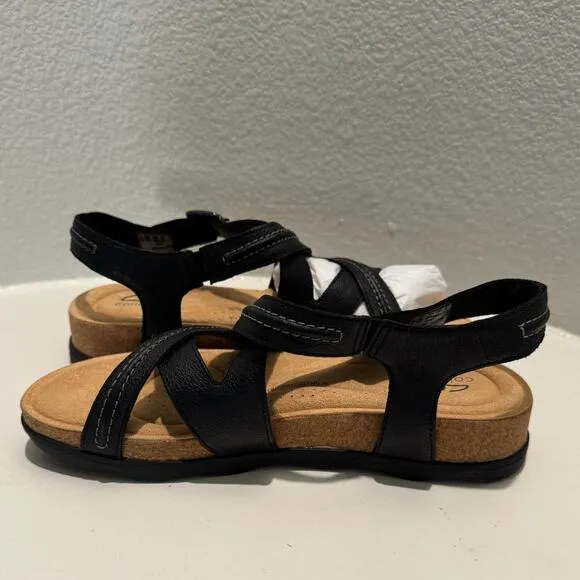 CLARK'S COLLECTION New $90 Adjustable Brynn Step Sandal Size 9.5M