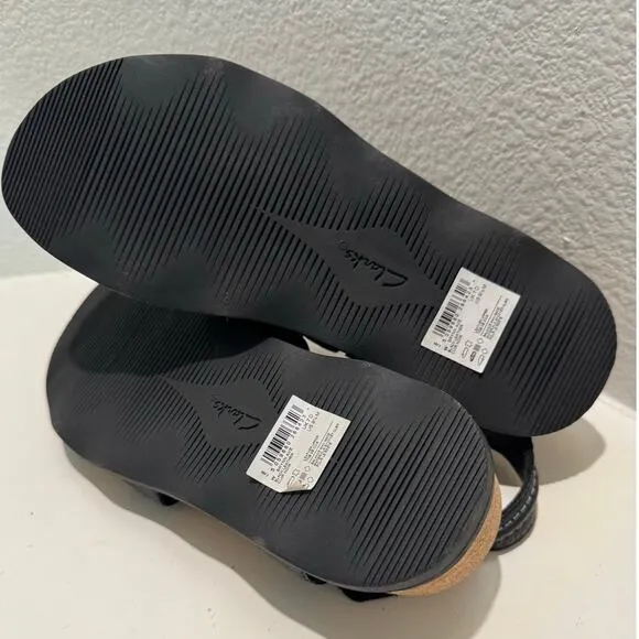 CLARK'S COLLECTION New $90 Adjustable Brynn Step Sandal Size 9.5M