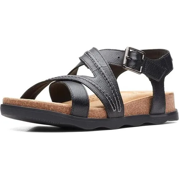 CLARK'S COLLECTION New $90 Adjustable Brynn Step Sandal Size 9.5M