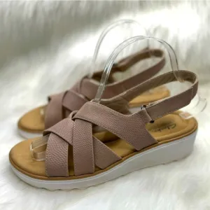 Clarks JILLIAN SPRING wedge sandals 8.5