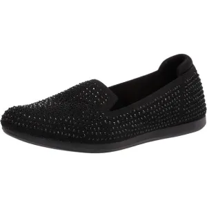 Clarks Women's Carly Dream Loafer Black Rhinestones Size 6 M NEW