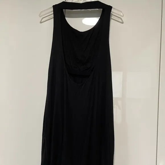 CLUB MONACO Sleeveless Open Back Color Black Dress Size Large NWOT