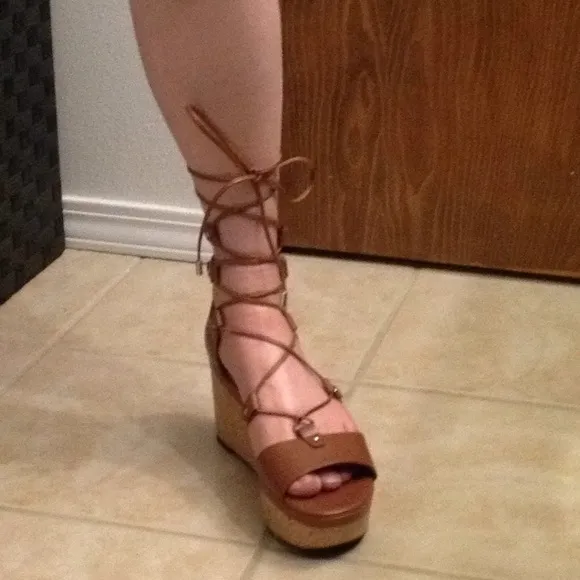 Coach &quot;Barkley&quot; lace up sandals