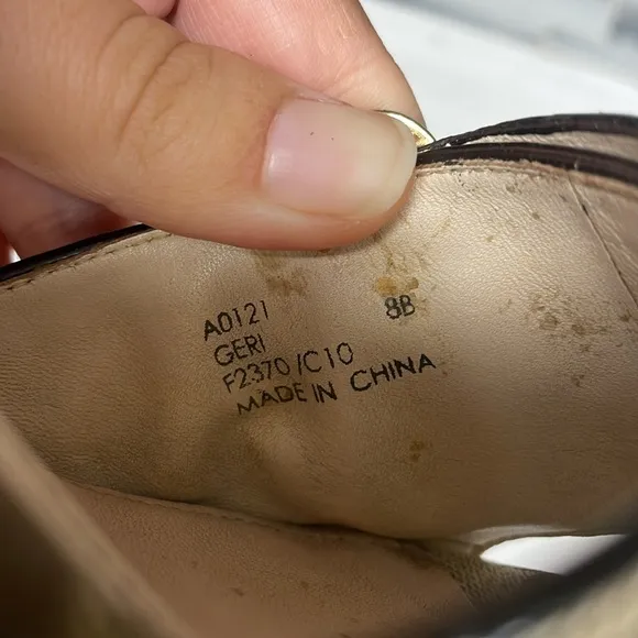 COACH Geri Canvas Wedge Sandals 🤎 Size 8