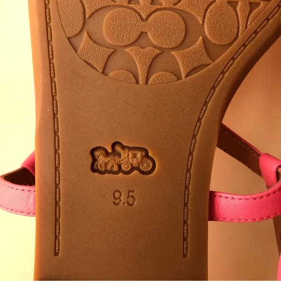 COACH Sandals Sz 9.5