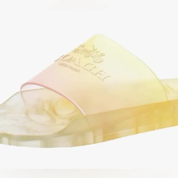 Coach Women's Ulyssa Pool Slides Jelly Sandals size 8​​