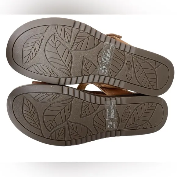 Cobb Hill May slide wedge leather sandals 7.5 NEW