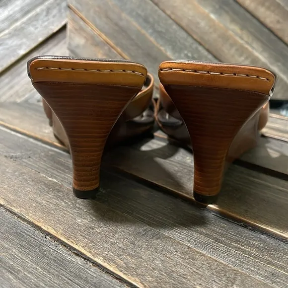 Cole Haan Carolina Strappy Wedge Sandals Mules Sz. 10