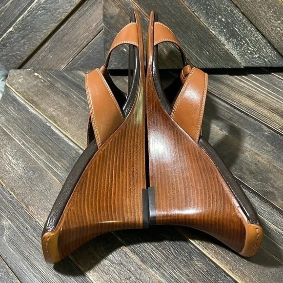 Cole Haan Carolina Strappy Wedge Sandals Mules Sz. 10