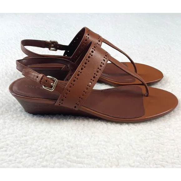 COLE HAAN • Elsie Thong Wedge Sandals
