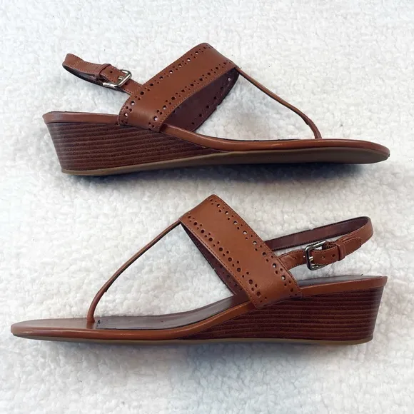 COLE HAAN • Elsie Thong Wedge Sandals