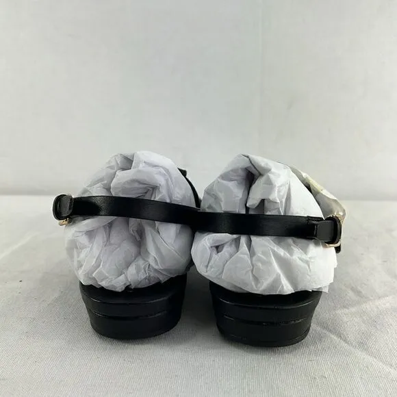 Cole Haan Francine Demi Sandals- Black Leagther- Size 5 B- NIB