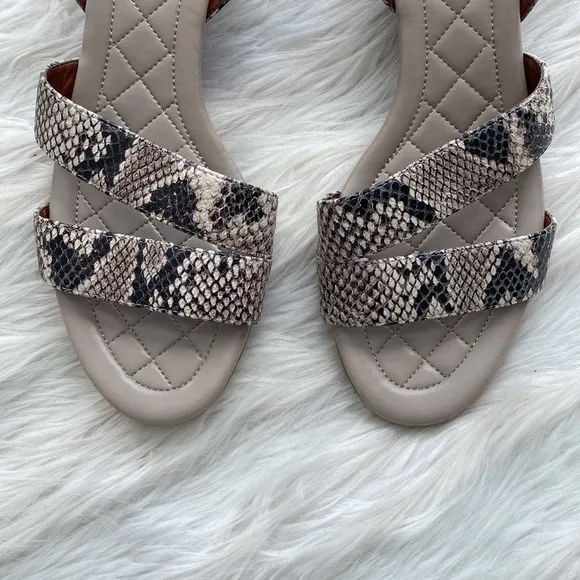 Cole Haan | Snake Print Wedge Sandals