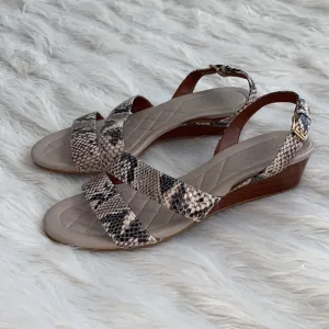 Cole Haan | Snake Print Wedge Sandals