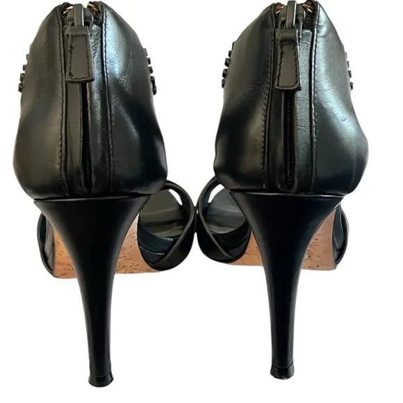 Cole Haan Vivian Air Platform Heels Sandals Size 8.5 Black