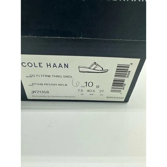 Cole Haan, Women's Original Grand Flatform Thong Sandals, Size 10