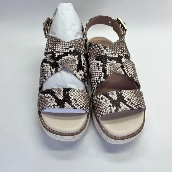 Cole Haan Women's Originalgrand Platform Sandals Size 6 Snake Print