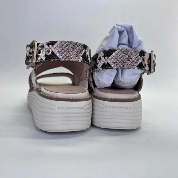 Cole Haan Women's Originalgrand Platform Sandals Size 6 Snake Print
