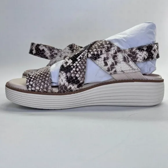 Cole Haan Women's Originalgrand Platform Sandals Size 6 Snake Print