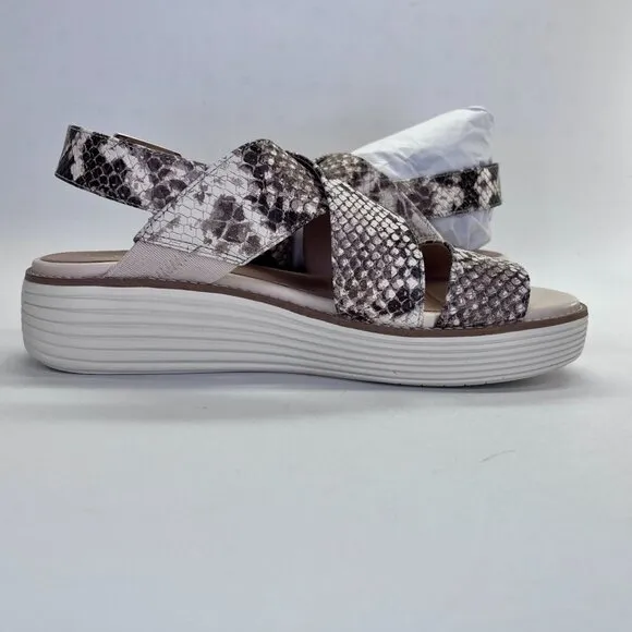 Cole Haan Women's Originalgrand Platform Sandals Size 6 Snake Print