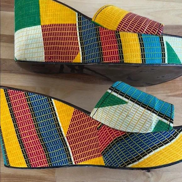 Colorful Wedge Sandals
