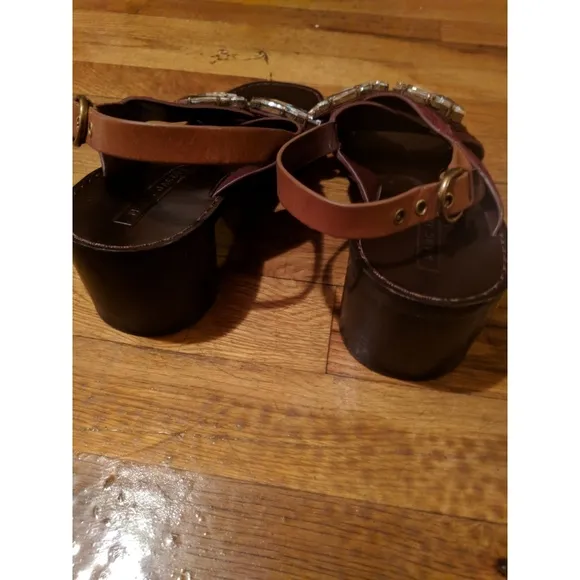 COPY - Marc Jacobs Leather Stoned Sandals 39 8.5 Designer Unique