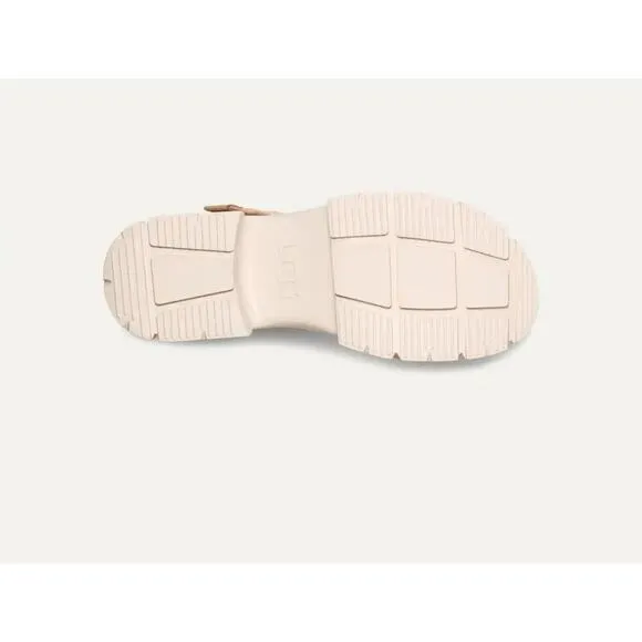 COPY - UGG Ashton Ankle Suede Platform Sandals Women’s 9.5 Beige Chunky Lug Sole