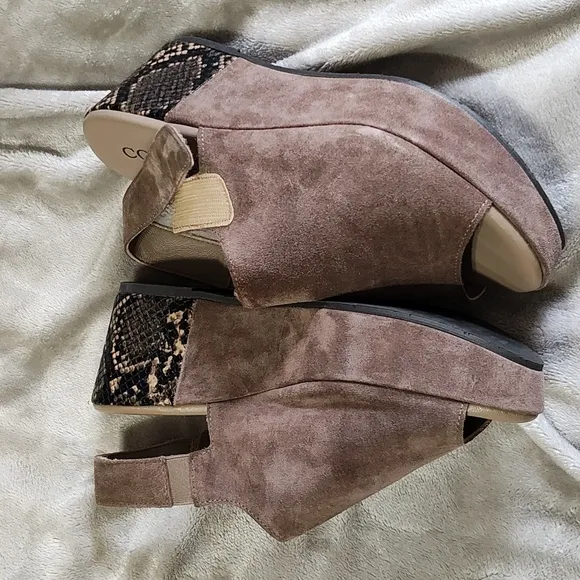 Cordani made in Italy brown suede platform wedge sandals NWOB size 39/8.5