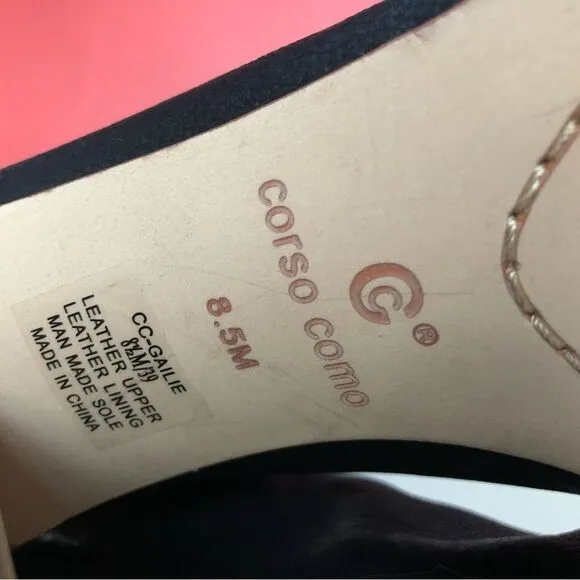Corso Como Gailie Leather Sling-back heels  8.5