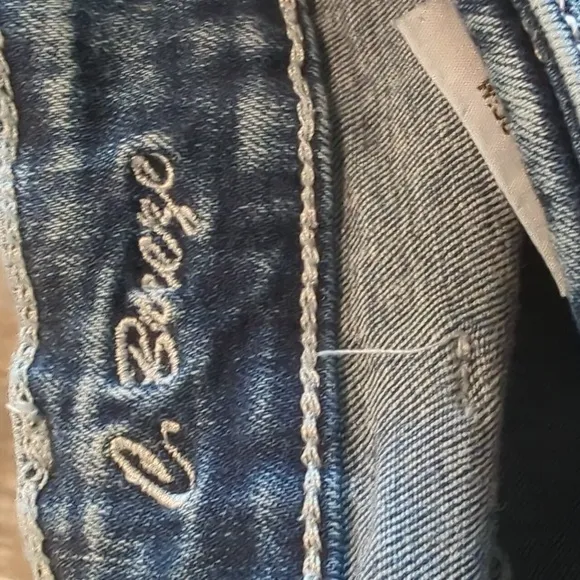 COWGIRL TUFF &quot;C. Breeze&quot; flares wide leg jeans acid wash bell bottoms 30R 30x33L