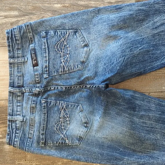 COWGIRL TUFF &quot;C. Breeze&quot; flares wide leg jeans acid wash bell bottoms 30R 30x33L