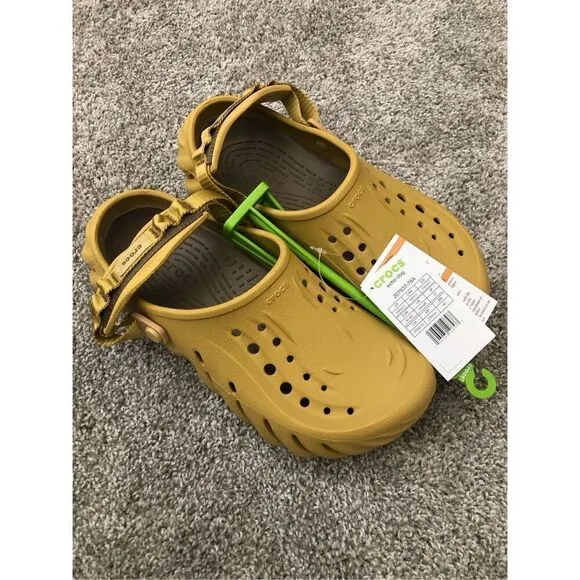 Crocs Echo Clog Desert Grass Men’s Sandals Slides Size 9 New