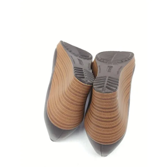 Crocs Leigh Sandals Women's 6 Brown Platform Ballet Wedge Heel