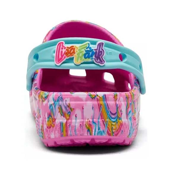 Crocs Lisa Frank Taffy Pink - Big Girls Size 5 Womens 6.5