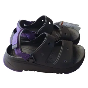 Crocs Shoes W10 M8 Hike Xscape Sandals Brown Purple Strap Outdoor Sandals Travel