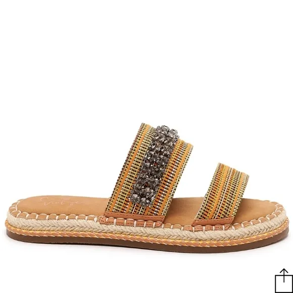 👣CROWN VINTAGE 💫Miyan Espadrilles Sandals in Merigold/Quicksand footwear