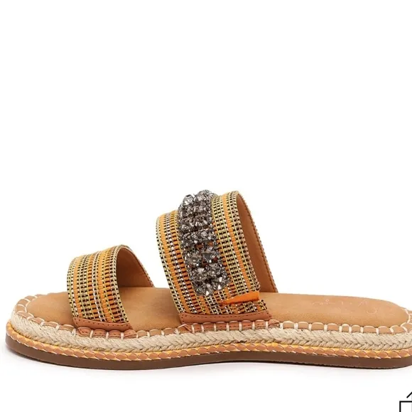 👣CROWN VINTAGE 💫Miyan Espadrilles Sandals in Merigold/Quicksand footwear